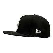 Alabama New Era 5950 Script A Fitted Flat Brim Hat